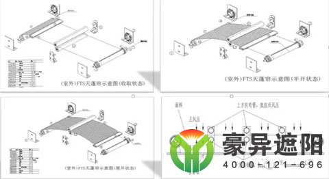 FTS天棚簾戶外控制系統(tǒng),豪異遮陽,4000-121-696